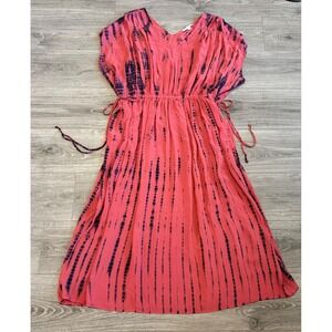 Pure Jill Elements 3X Tie Dye Maxi Dress Resort Cruise Beack Brunch Date Night